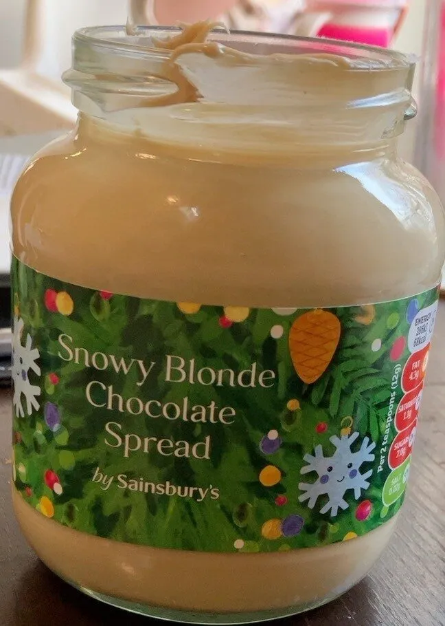 Snowy Blonde Chocolate Spread