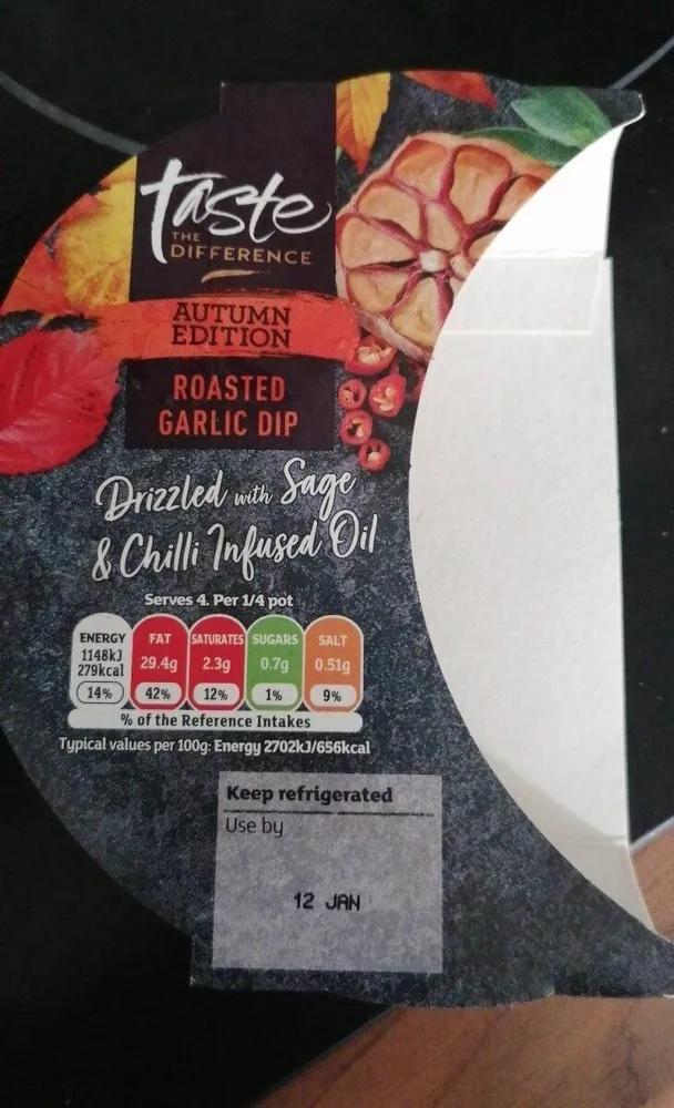 Roasted garlic dip
