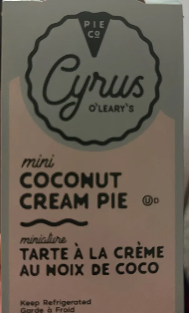 Coconut cream pie