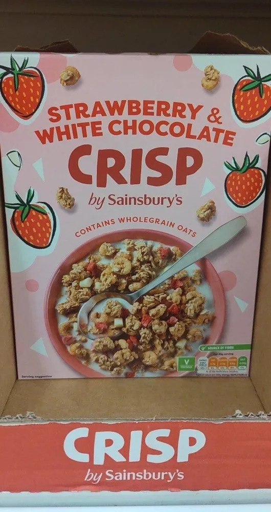 Strawberry and White Chocolate Crisp