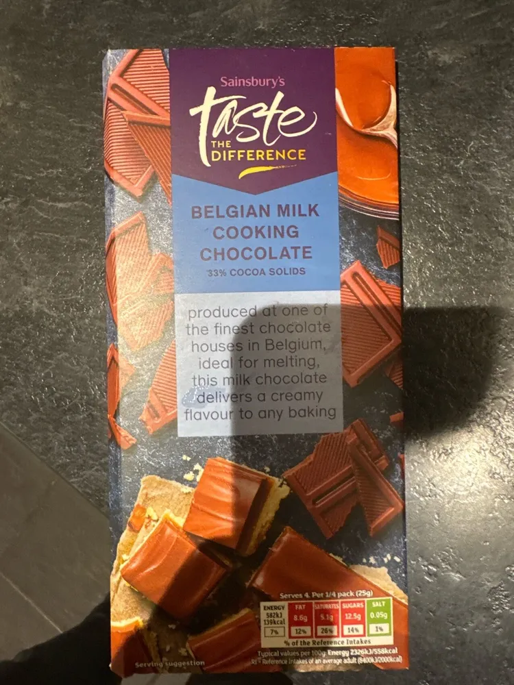 Belgian Milk Cooking Chocolate