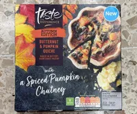 Butternut & pumpkin quiche