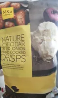 Chips M&S Cheddar Red Onion