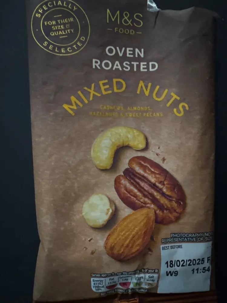 Oven Roasted Mixed Nuts