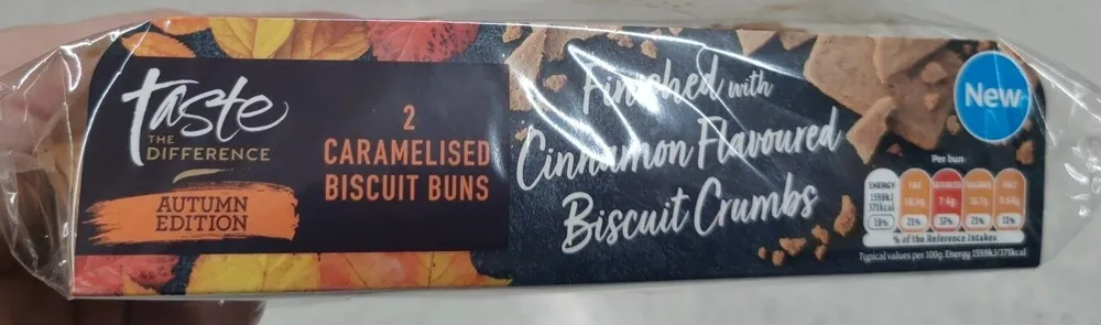 2 caramelized biscuit buns