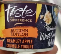 Apple crumble yoghurt