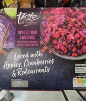 Sliced red cabbage