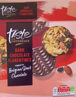 Dark Chocolate Florentines dipped in Belgian Dark Chocolate