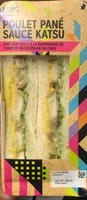 Sandwich au poulet pané sauce katsu
