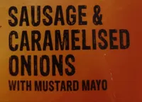 Sausage and onion sandwich