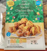 Loaded nacho chicken bites
