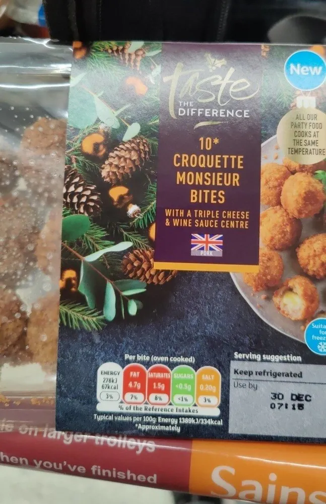 10 croquette Monsieur butes
