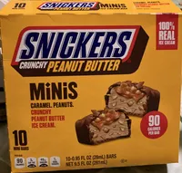 Minis Crunchy Peanut Butter Ice Cream Bar