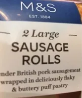 Large sausage rolls
