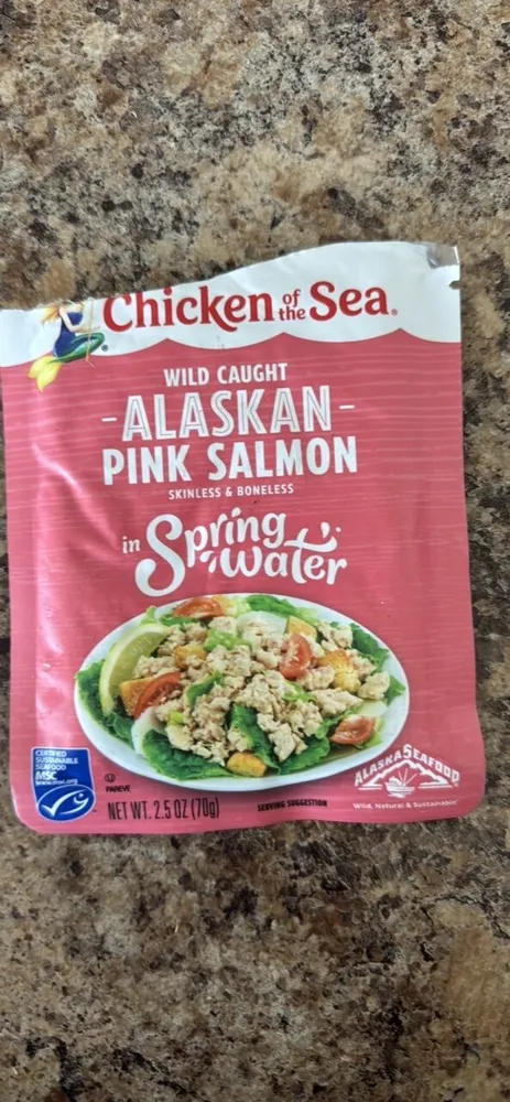 Wild Caught Alaskan Pink Salmon in Spring Water