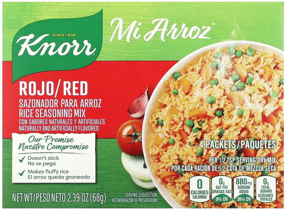 Knorr, Mi Arroz, Rice Seasoning Mix, Red