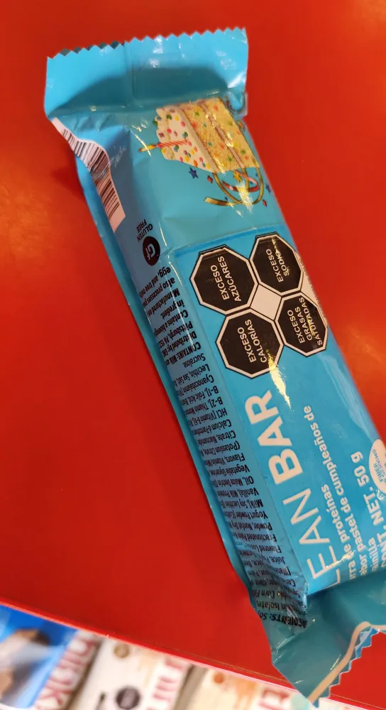 Lean Bar Vanilla Birthday Cake