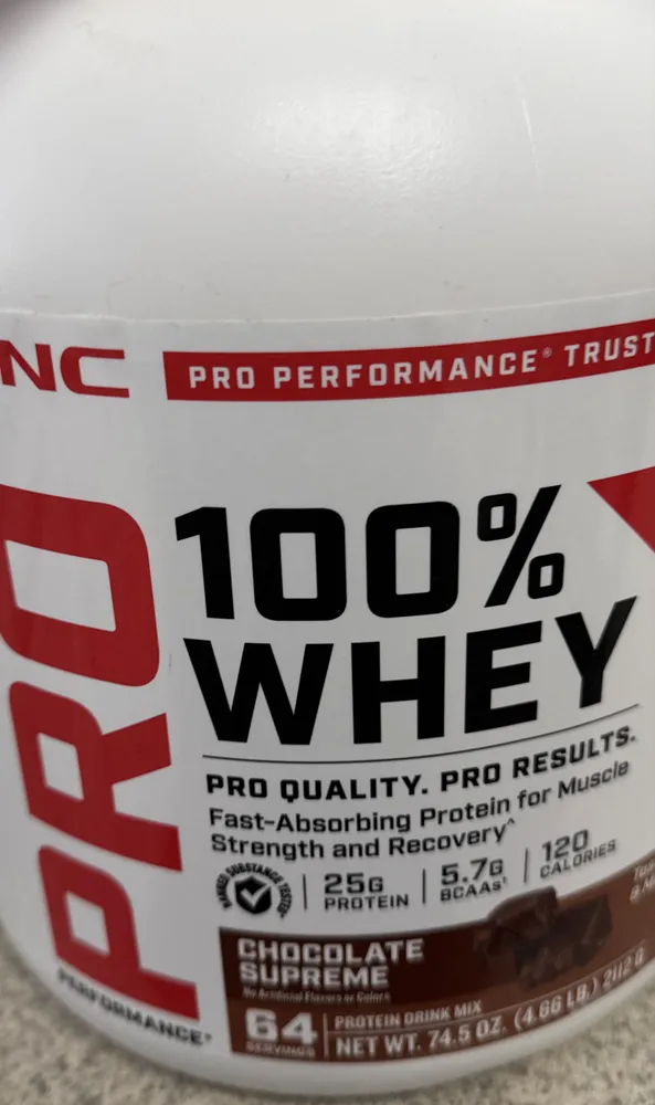 GNC Pro 100% Whey Chocolate Supreme