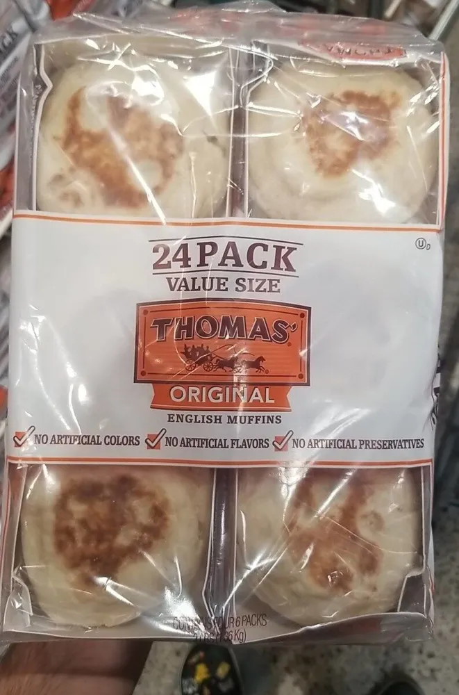 English Muffins 24 Pack