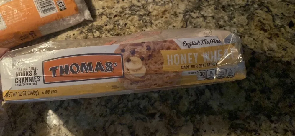 English Muffins Honey Wheat