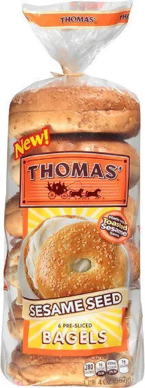 Sesame seed bagels