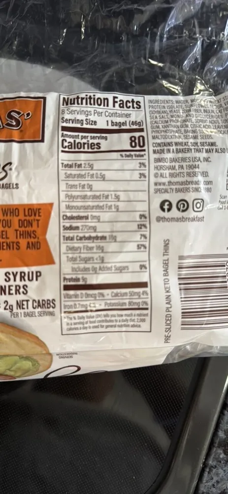 Keto Bagel Thins