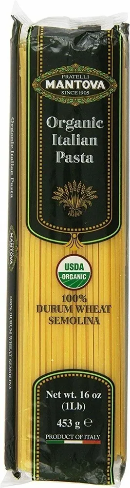 Italian organic linguini pasta durum semolina