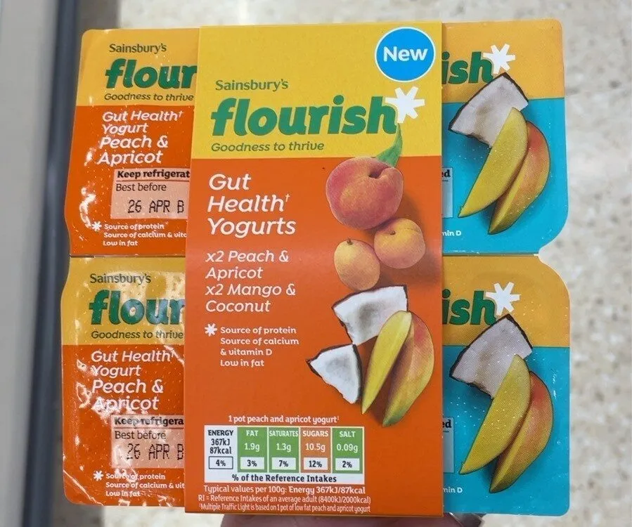 Gut health yogurts