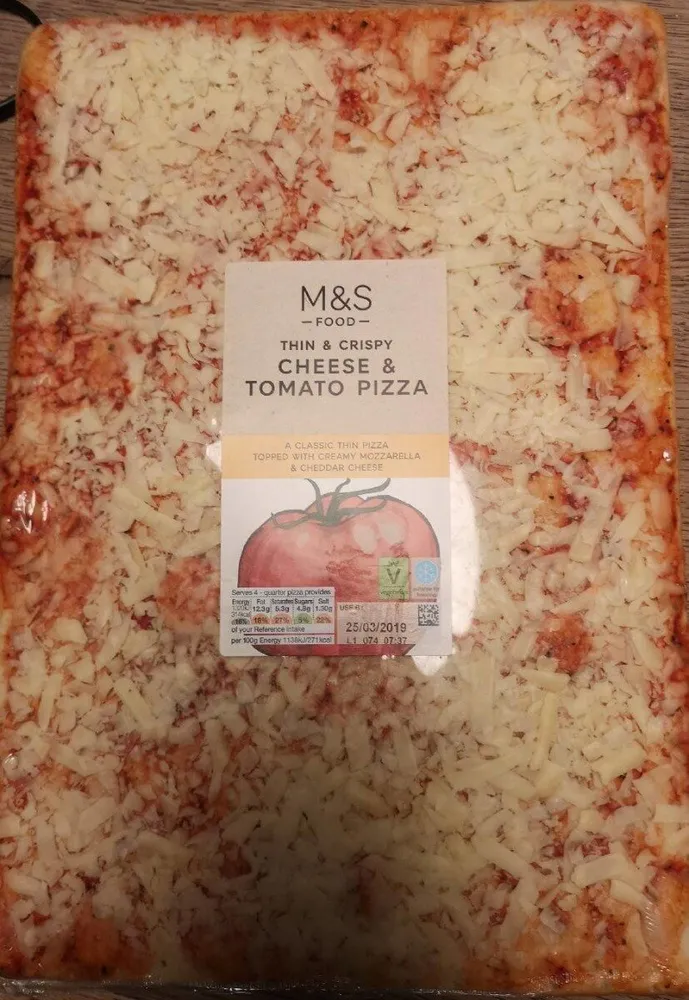 Cheese & tomato pizza