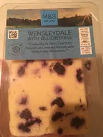 Wensleydale with blueberries