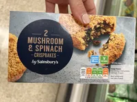 Mushroom And Spinach Crispbakes
