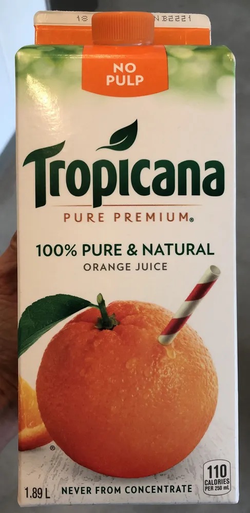 Tropicana Original Orange Juice No Pulp 1.89L