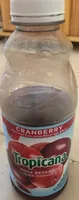 Cranberry flavored juice beverage blend of cranberry and grape juices from concentrate, cranberry