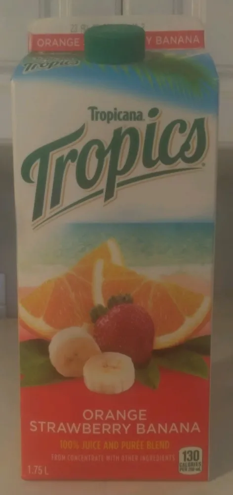 Orange Strawberry Banana 100% Juice and Purée Blend