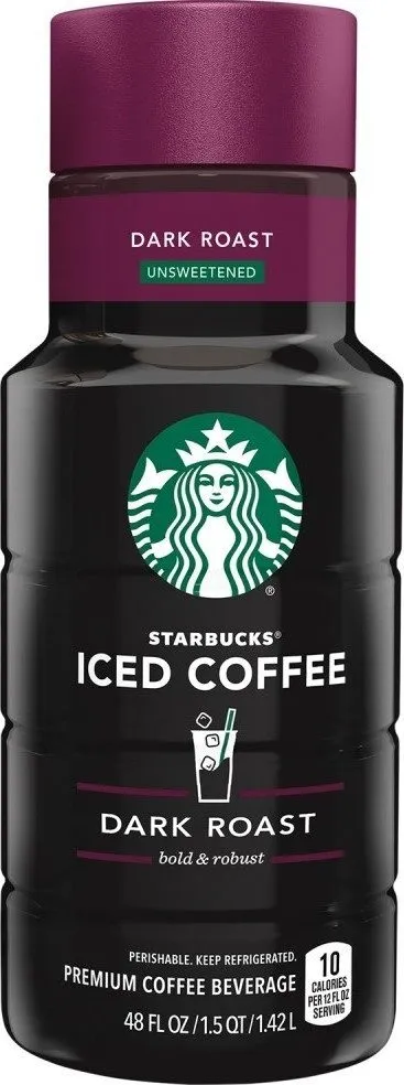 ICED COFFEE DARK ROAST UNSWEETENED BLACK