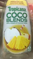 Pineapple with coconut water coco blends with a splash of coconut water, pineapple with coconut water