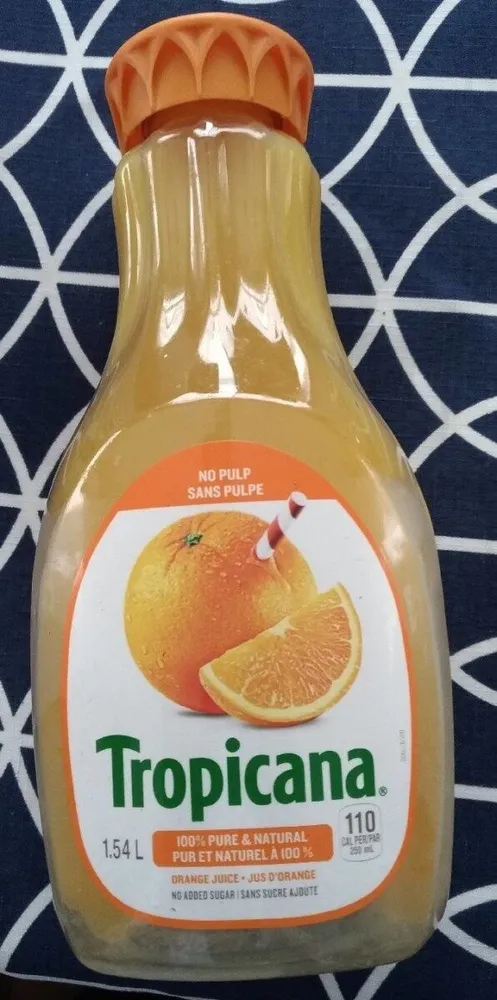 Tropicana jus d'orange pur et naturel à 100%