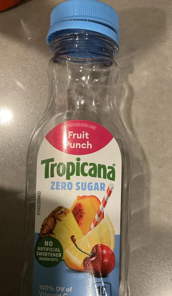 fruit punch, zero sugar