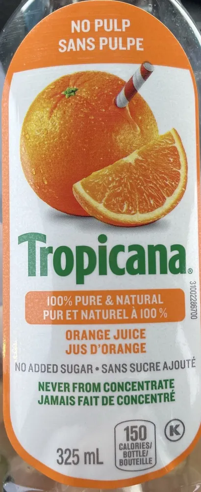 Orange Juice No Pulp