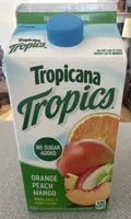 tropics orange peach mango