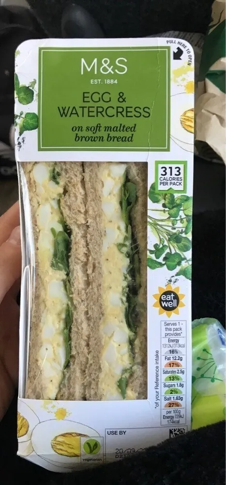 Free Range Egg & Watercress Sandwich