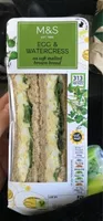Free Range Egg & Watercress Sandwich
