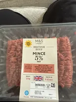 British beef mince 5% fat