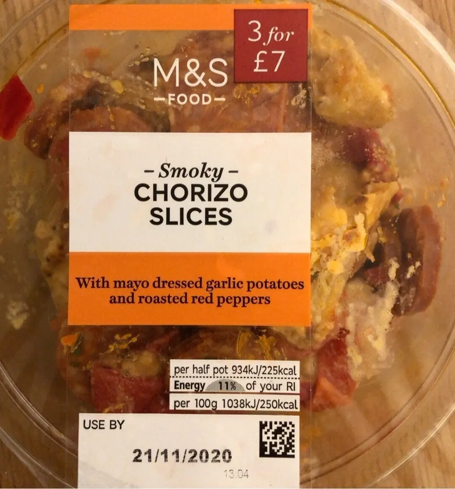 Smoky Chorizo Slices