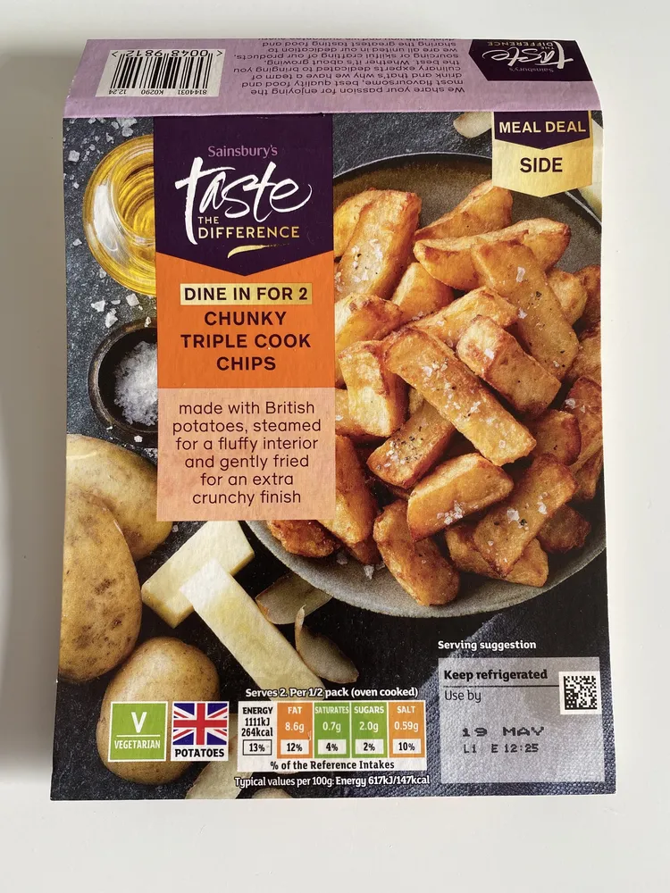 Chunky Triple Cook Chips