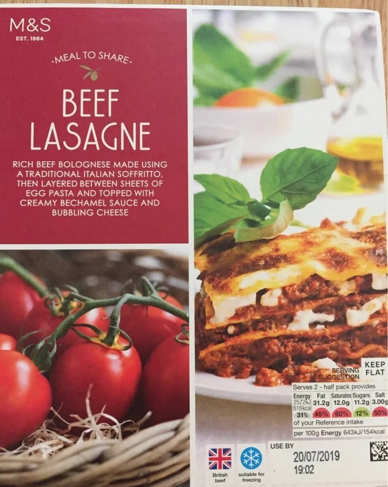 Beef Lasagne