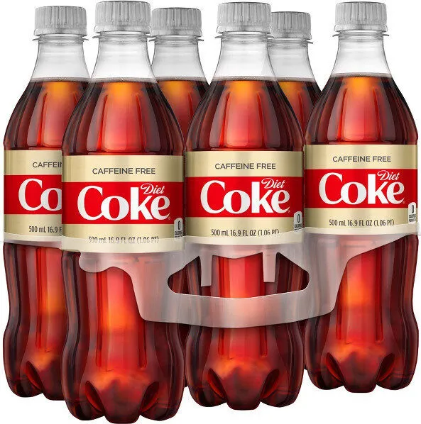 Diet Coke Caffeine Free - Bottles