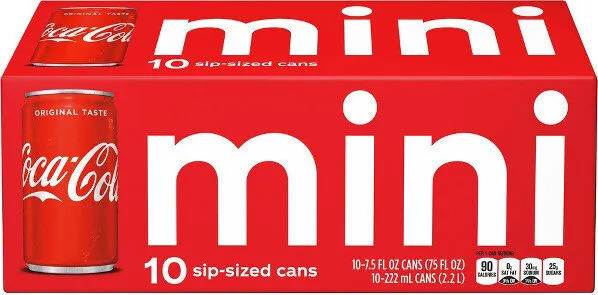 Coca cola mini cans cola