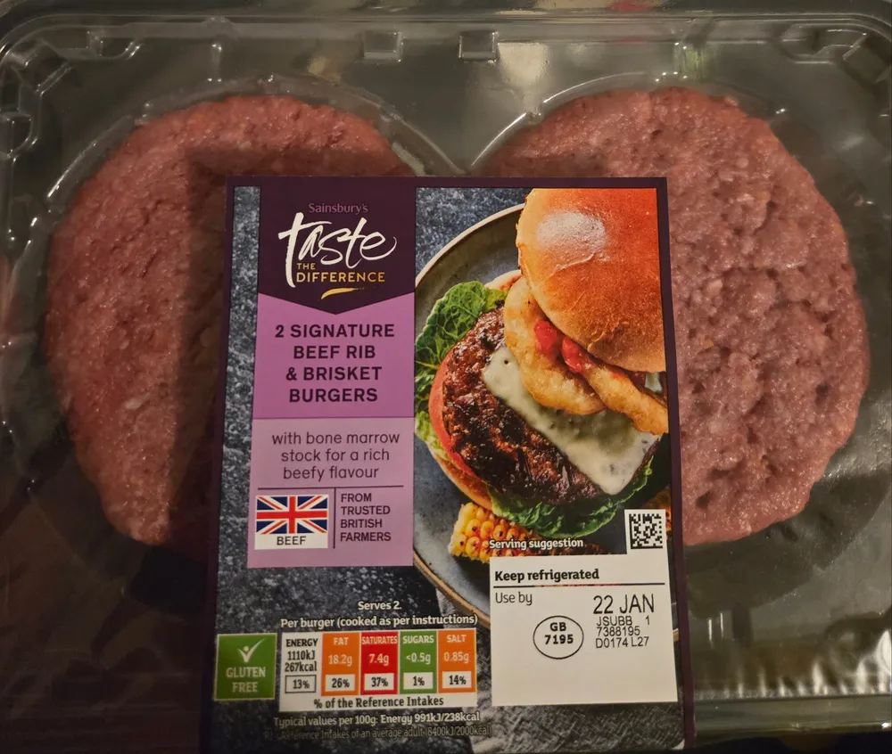 Signature Beef Rib & Brisket Burgers