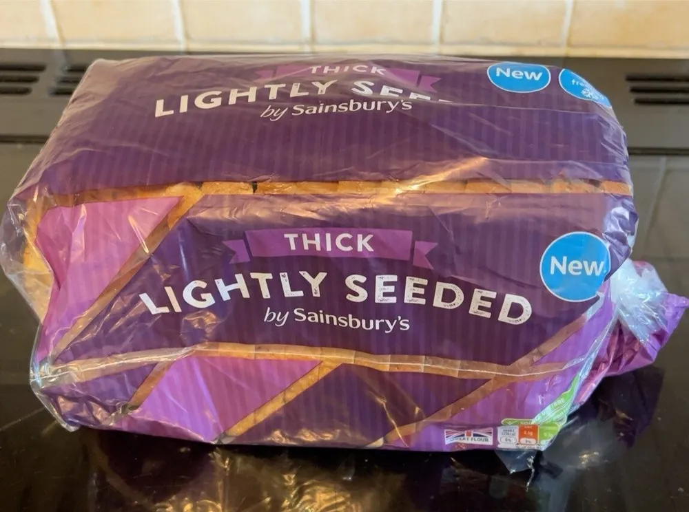Sainsburys Lightly Seeded Bread thick sliced 800g